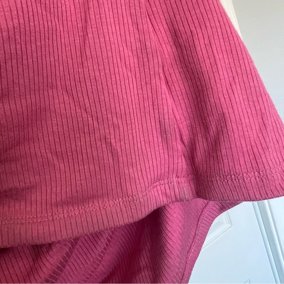 NEW Skatie Amelia Ribbed Twist Cutout Midi Tank Dress Pink Size Large NWT - Picture 12 of 12